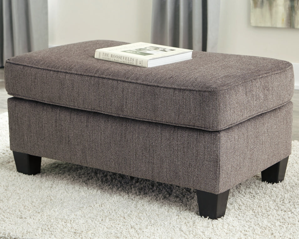Nemoli Chair and Ottoman - furniture place usa