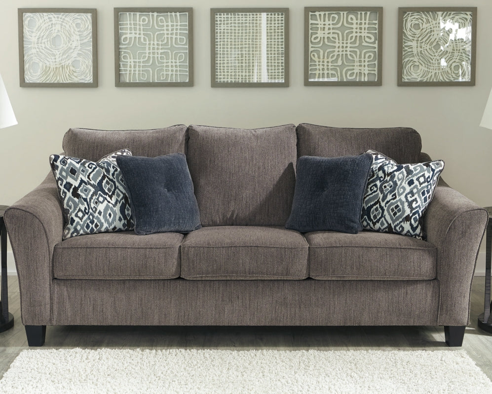 Nemoli Sofa and Loveseat - furniture place usa