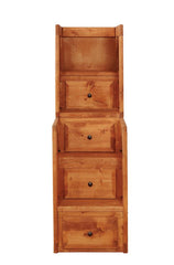 Wrangle Hill Brown Stairway Chest - furniture place usa