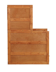 Wrangle Hill Brown Stairway Chest - furniture place usa