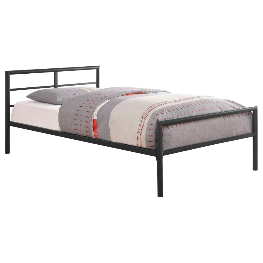 Fisher Grey 2 Pc Set (loft Bed + Twin Bed) - furniture place usa