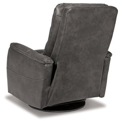 Riptyme Swivel Glider Recliner - furniture place usa