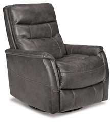 Riptyme Swivel Glider Recliner - furniture place usa