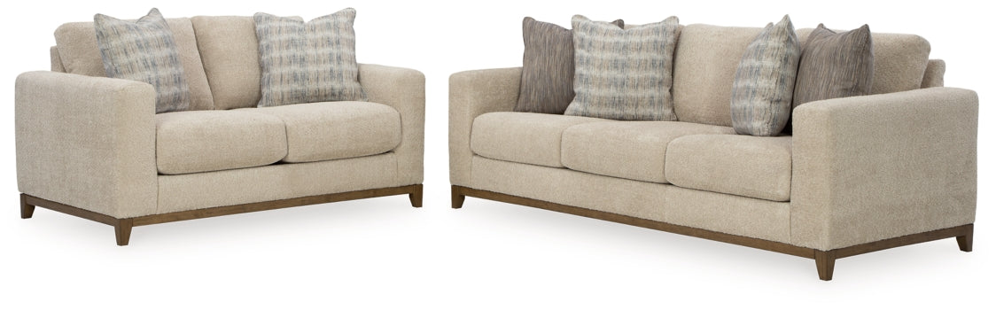Parklynn Sofa and Loveseat - furniture place usa