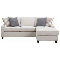 Mcloughlin Ivory Sectional - furniture place usa
