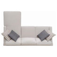 Mcloughlin Ivory Sectional - furniture place usa
