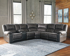 Nantahala 6-Piece Reclining Sectional - furniture place usa