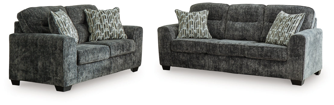 Lonoke Sofa and Loveseat - furniture place usa