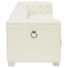 Chaviano Ivory 2 Pc Sofa Set - furniture place usa