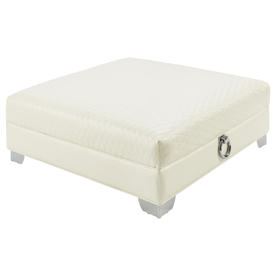 Chaviano Ivory 4 Pc Sofa Set - furniture place usa