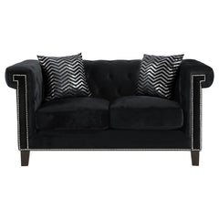 Reventlow Black 3 Pc Sofa Set - furniture place usa