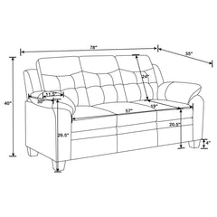 Finley Black 2 Pc Sofa Set - furniture place usa