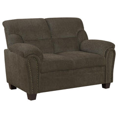 Clementine Brown 2 Pc Sofa Set - furniture place usa