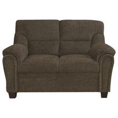 Clementine Brown 3 Pc Sofa Set - furniture place usa