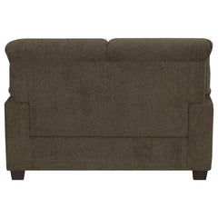 Clementine Brown 3 Pc Sofa Set - furniture place usa