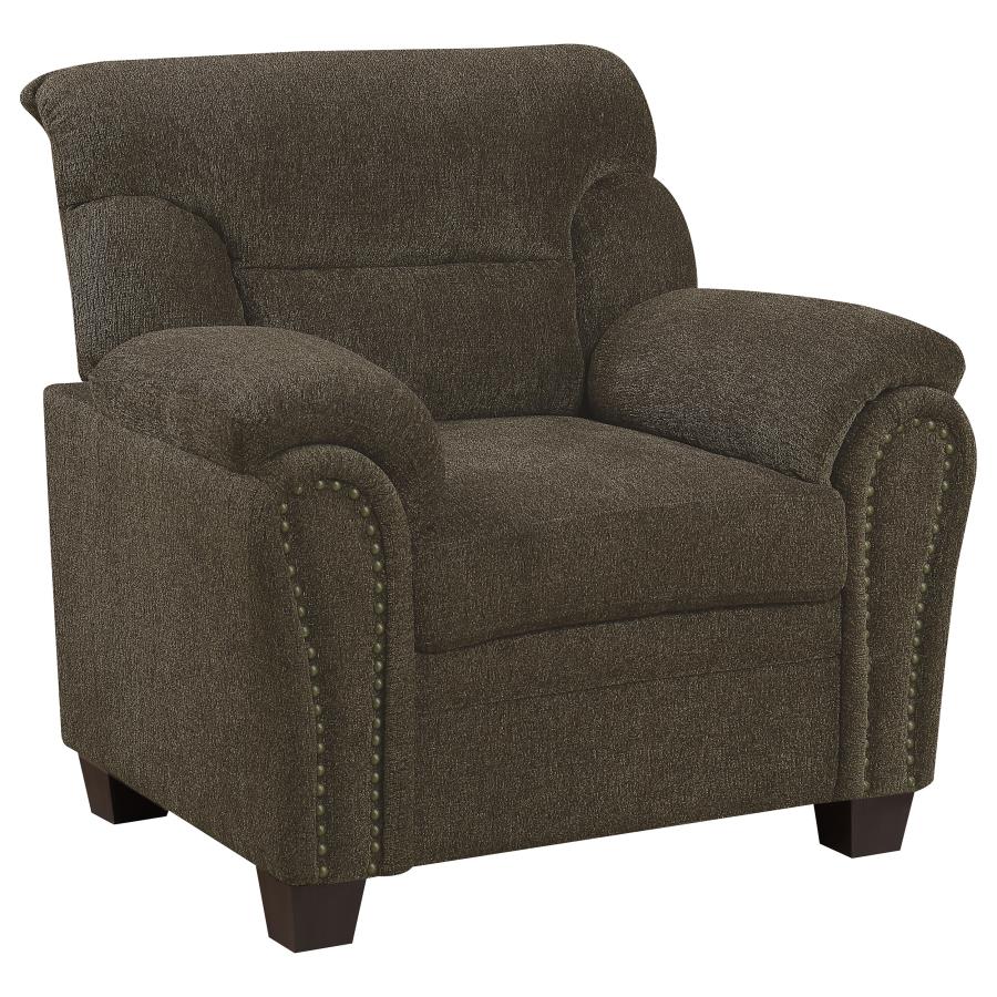 Clementine Brown 3 Pc Sofa Set - furniture place usa