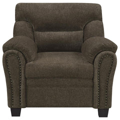 Clementine Brown 3 Pc Sofa Set - furniture place usa