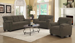 Clementine Brown Sofa - furniture place usa