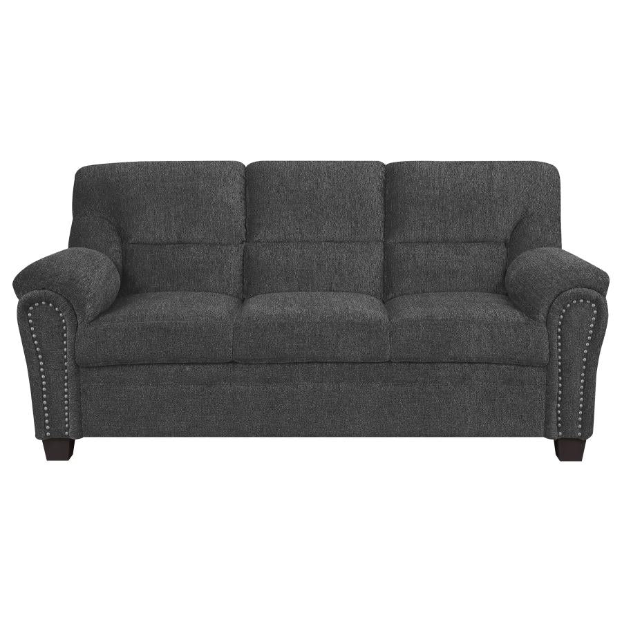 Clementine Grey 3 Pc Sofa Set - furniture place usa
