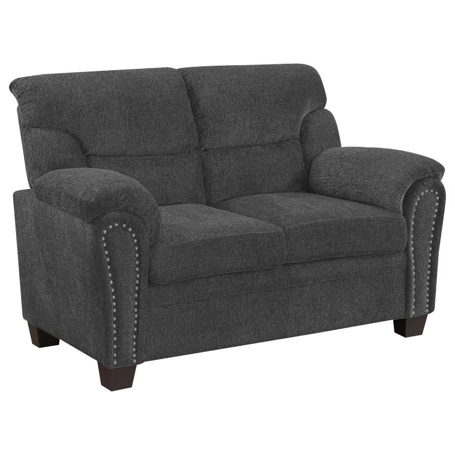 Clementine Grey 3 Pc Sofa Set - furniture place usa