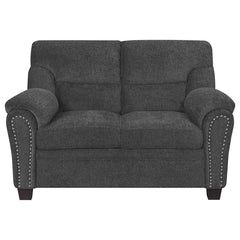 Clementine Grey 3 Pc Sofa Set - furniture place usa