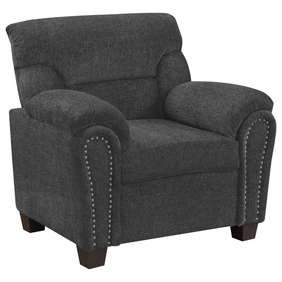 Clementine Grey 3 Pc Sofa Set - furniture place usa