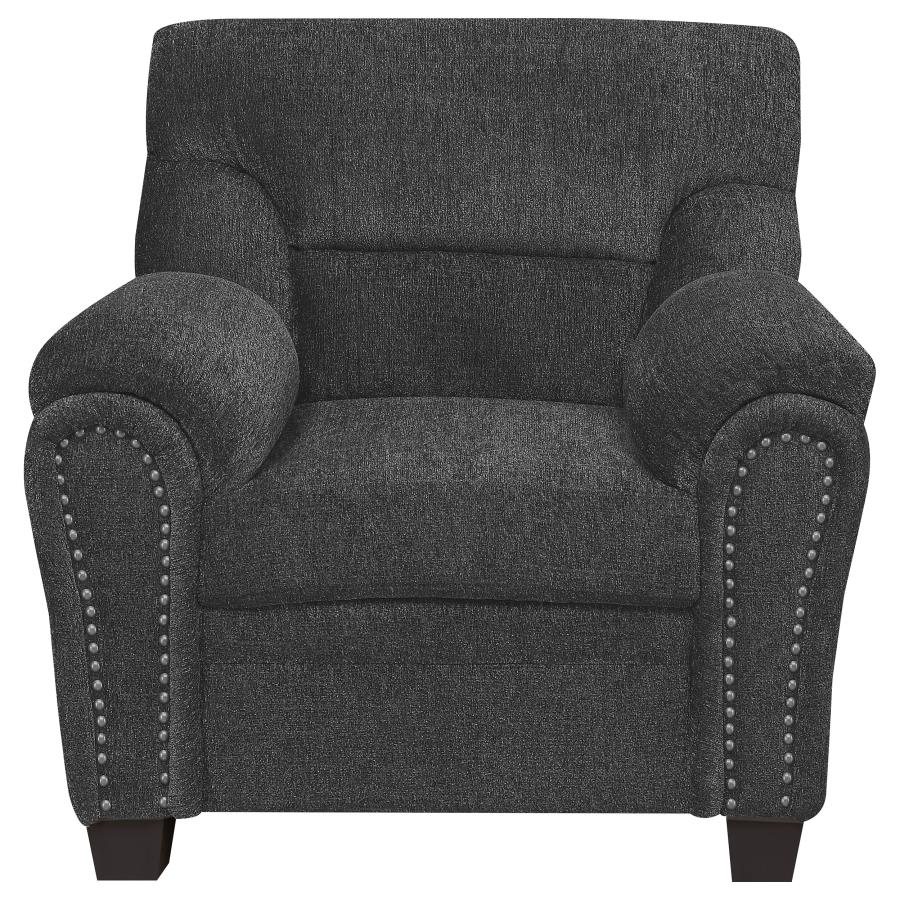 Clementine Grey 3 Pc Sofa Set - furniture place usa