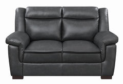 Arabella Grey Loveseat - furniture place usa
