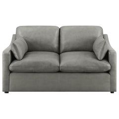 Grayson Grey Loveseat - furniture place usa