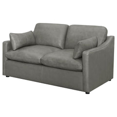 Grayson Grey Loveseat - furniture place usa