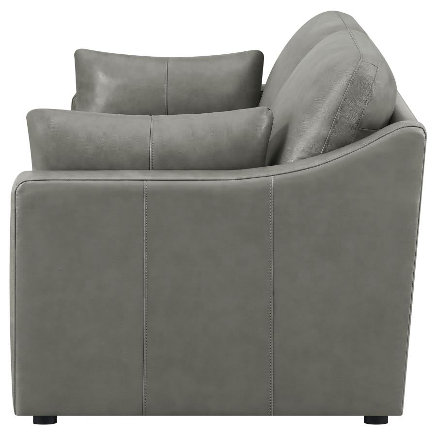Grayson Grey Loveseat - furniture place usa