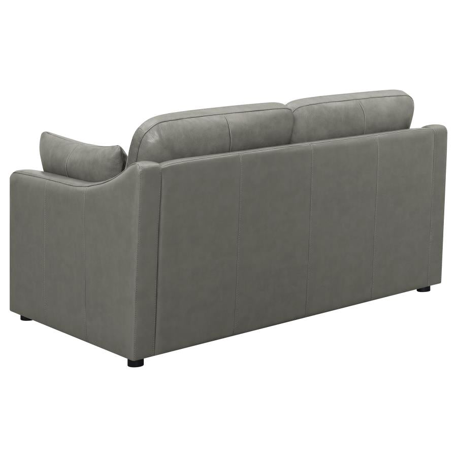 Grayson Grey Loveseat - furniture place usa