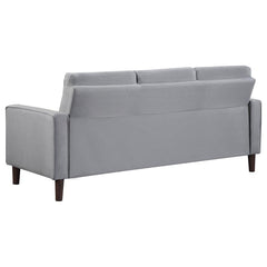 Bowen Grey 3 Pc Sofa Set - furniture place usa