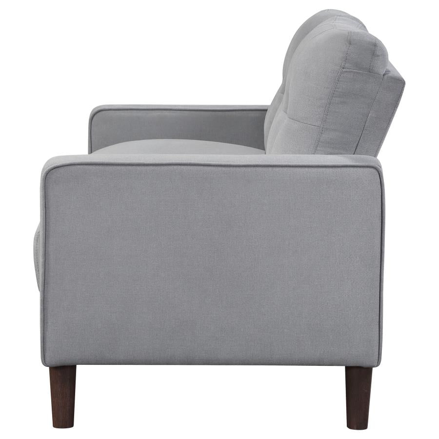 Bowen Grey Loveseat - furniture place usa
