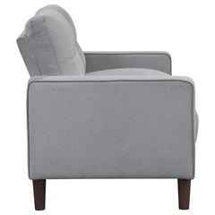 Bowen Grey Loveseat - furniture place usa
