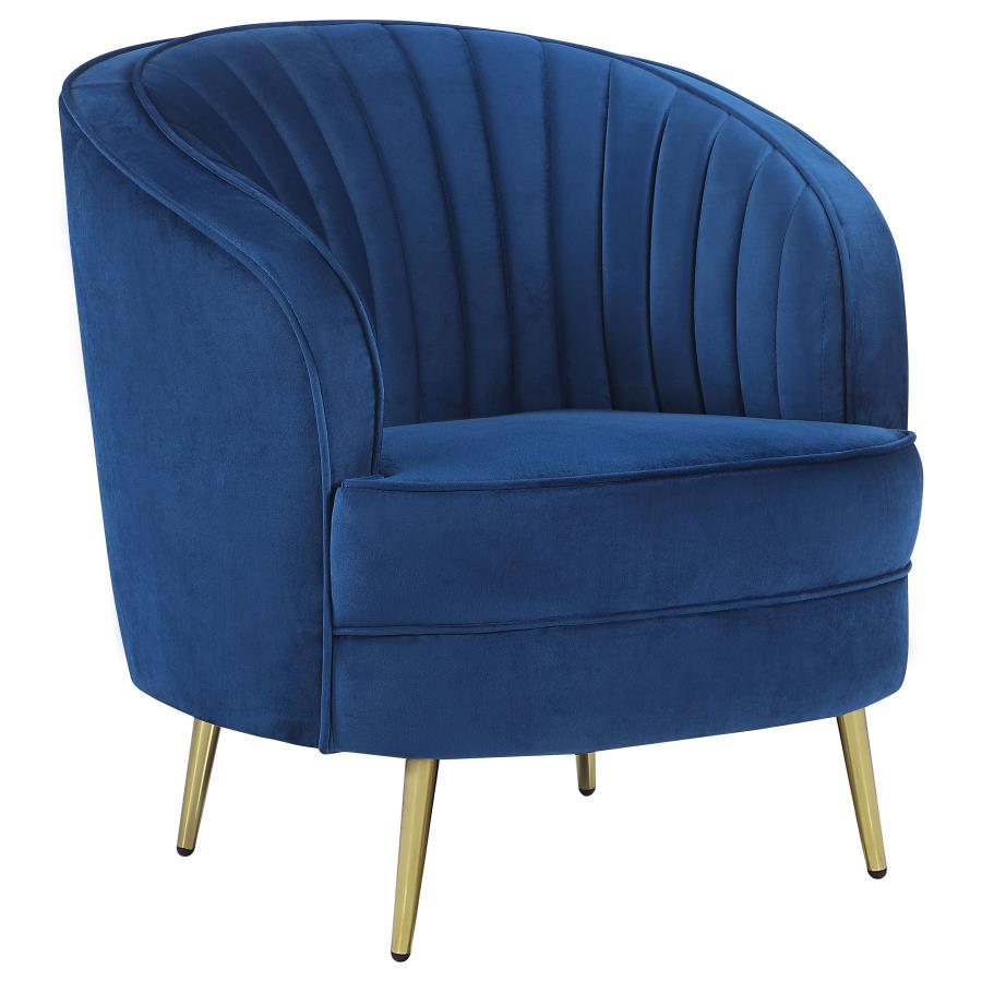 Sophia Blue 3 Pc Sofa Set - furniture place usa