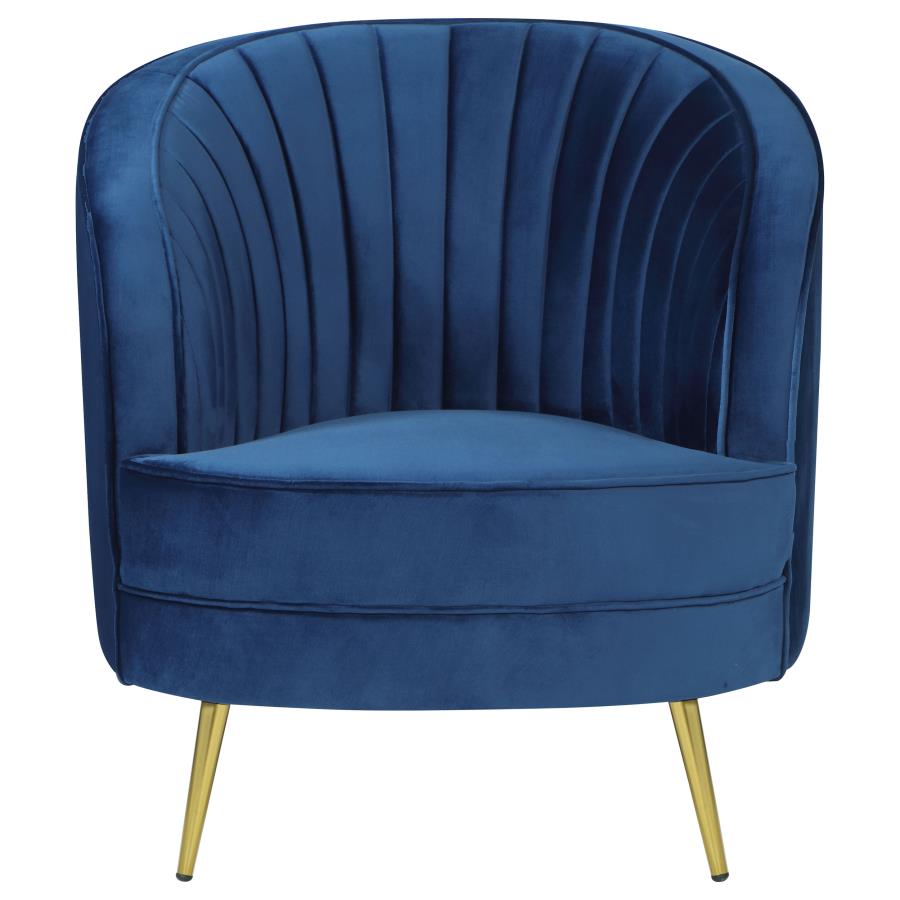 Sophia Blue 3 Pc Sofa Set - furniture place usa
