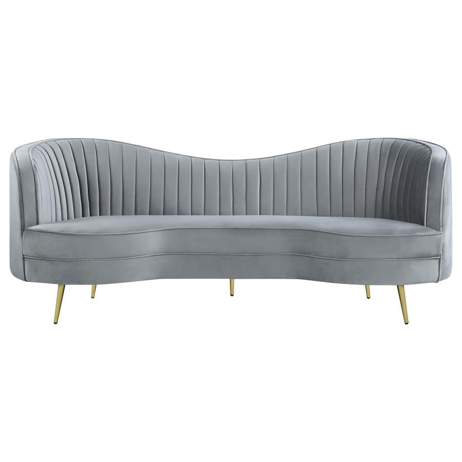 Sophia Grey Sofa - furniture place usa