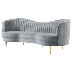 Sophia Grey Sofa - furniture place usa