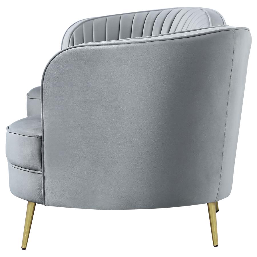 Sophia Grey Sofa - furniture place usa