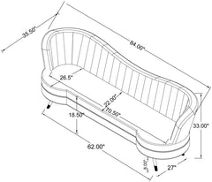 Sophia Grey Sofa - furniture place usa