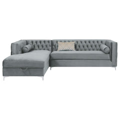 Bellaire Grey Sectional - furniture place usa