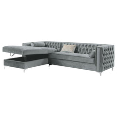 Bellaire Grey Sectional - furniture place usa