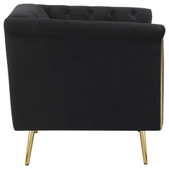 Holly Black Chair - furniture place usa