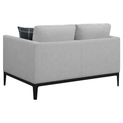 Apperson Grey Loveseat - furniture place usa