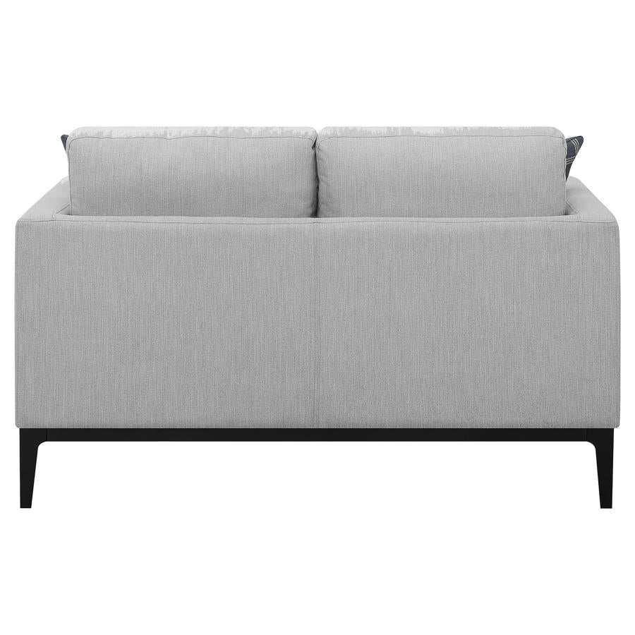 Apperson Grey Loveseat - furniture place usa