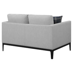 Apperson Grey Loveseat - furniture place usa