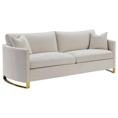 Corliss Beige 2 Pc Sofa Set - furniture place usa