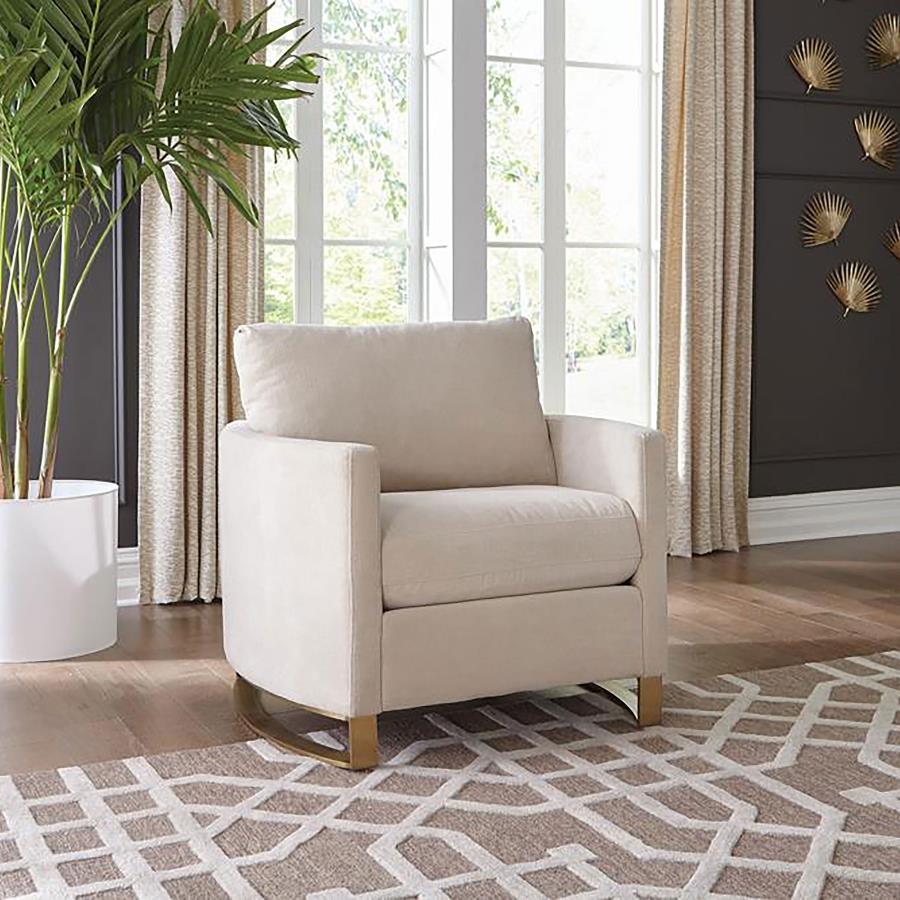 Corliss Beige Chair - furniture place usa