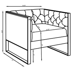 Eastbrook Grey Chair - furniture place usa